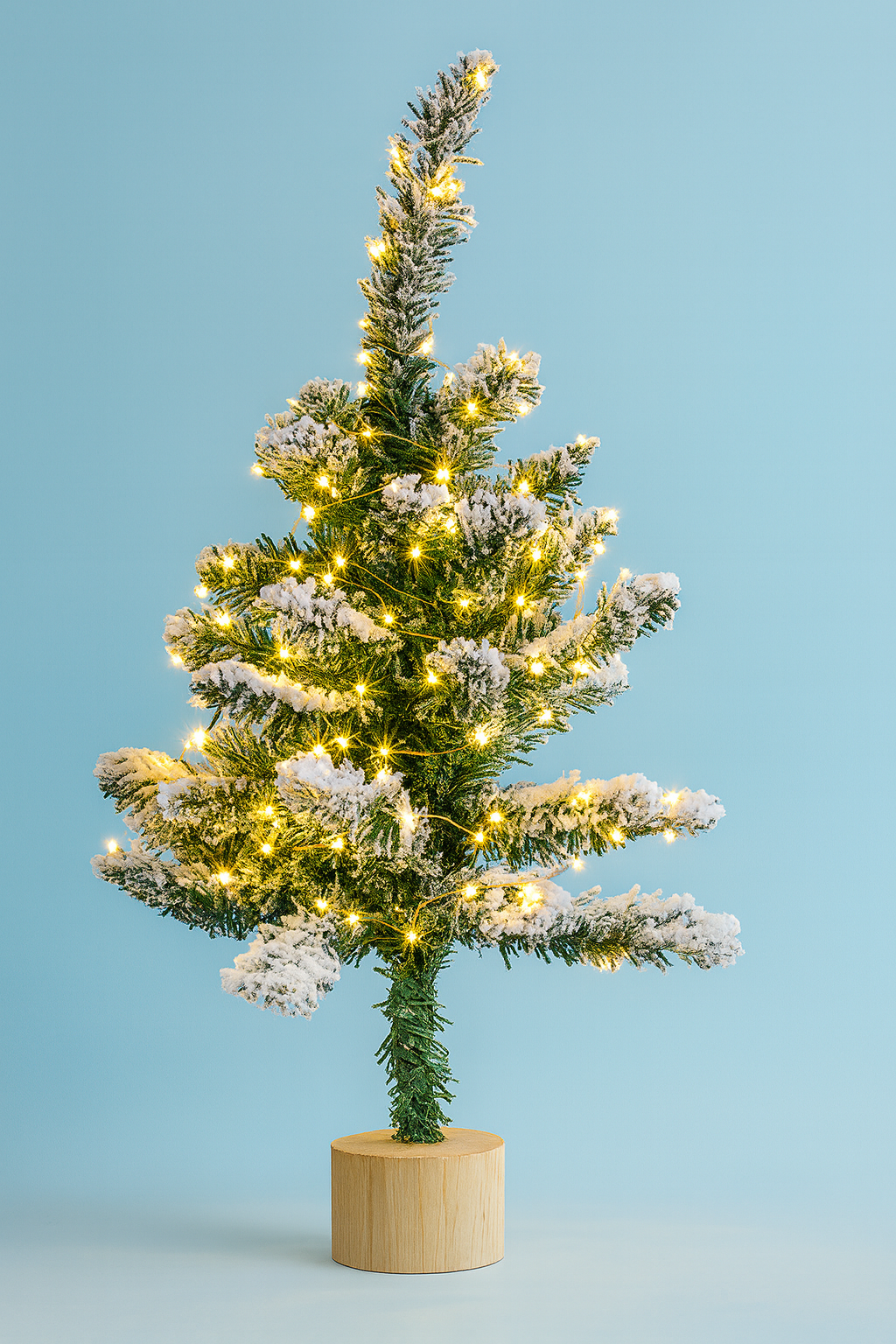 Flocked Christmas Tree