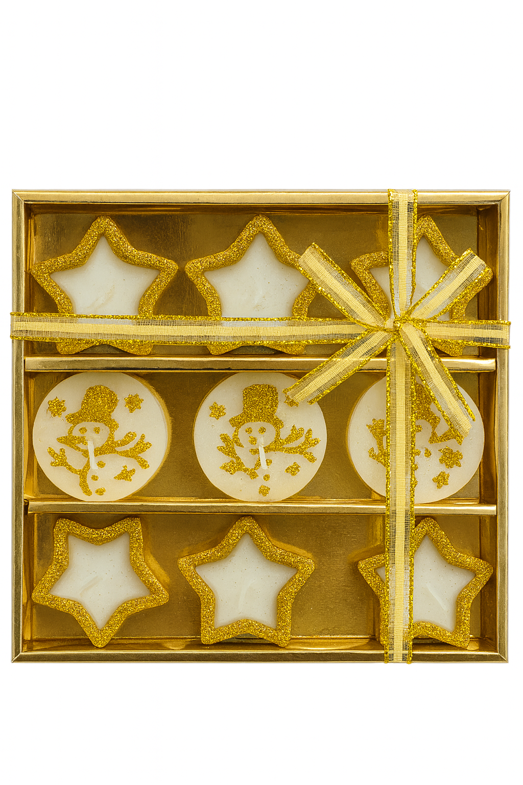 Glittery Tea Candles (pack of 9)